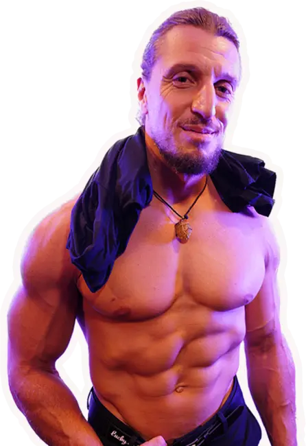 Large photo of shirtless LuckyLadd Wild Tarzan