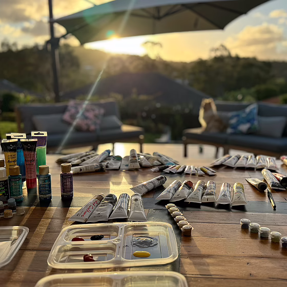 Painting class at Upper Coomera Classes