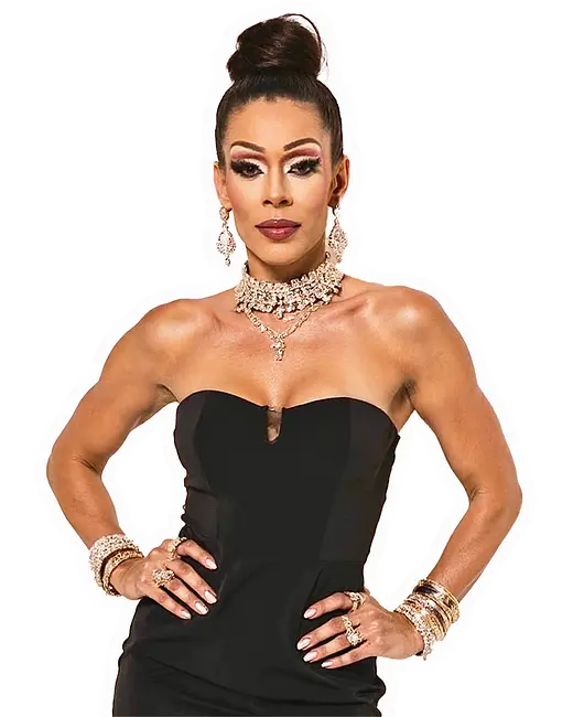 Large photo of shirtless LuckyLadd Miss Dee