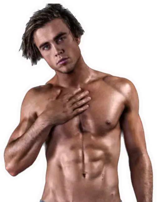 Large photo of shirtless LuckyLadd Tyler