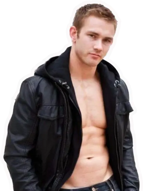 Large photo of shirtless LuckyLadd Royce