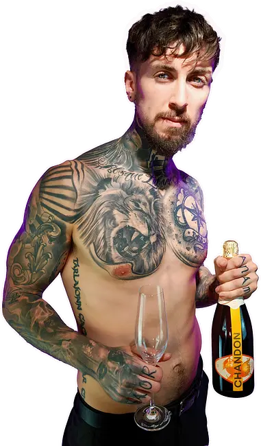 Large photo of shirtless LuckyLadd Tommy 