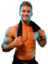 Small photo of shirtless LuckyLadd Gaston