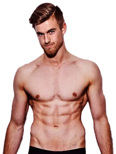 Large photo of shirtless LuckyLadd Josh